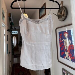 Gray Lace Trim Camisole